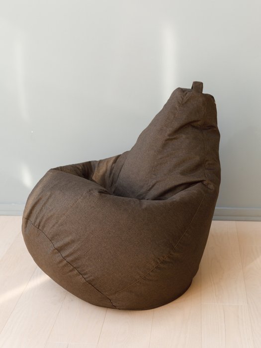 Кресло-мешок Груша XL коричневого цвета - лучшие Бескаркасная мебель в INMYROOM