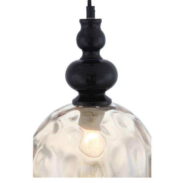 Подвесной светильник Bacineto с янтарным плафоном - купить Подвесные светильники по цене 4390.0