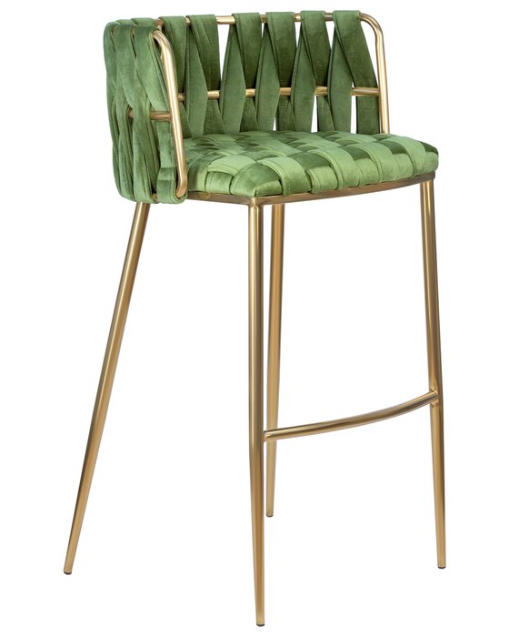 Стул барный Emma зеленого цвета - купить Барные стулья по цене 22020.0