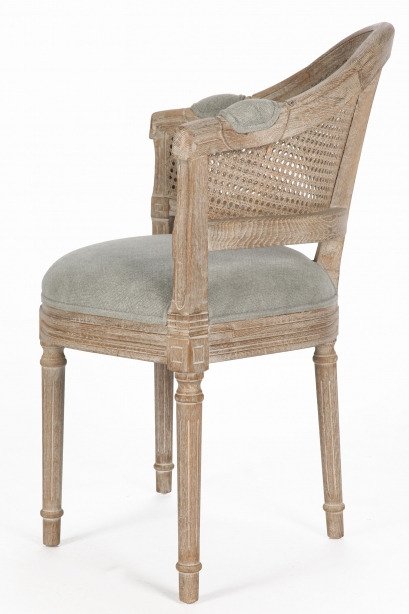 Стул из натурального дерева с ротанговой спинкой "Montmartre" - купить Обеденные стулья по цене 35555.0