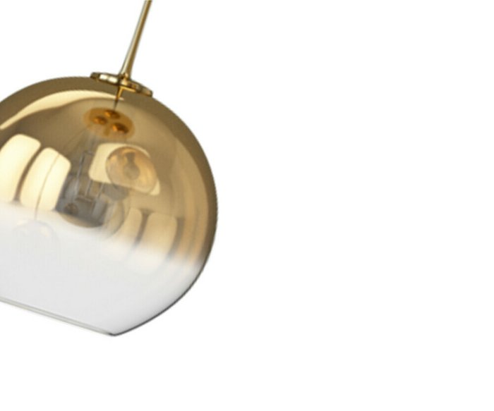 Подвесной светильник Восход золотого цвета - купить Подвесные светильники по цене 4550.0