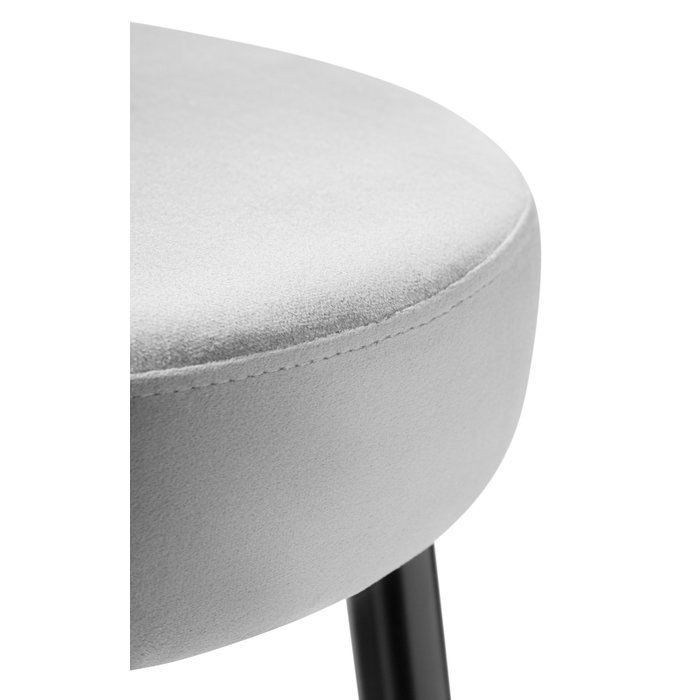 Полубарный стул Plato светло-серого цвета - лучшие Барные стулья в INMYROOM