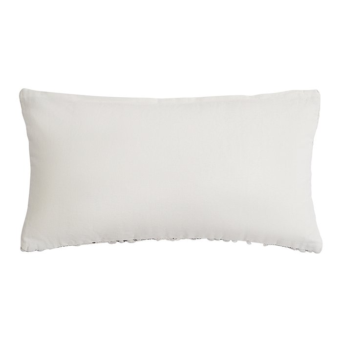 Чехол на подушку Ethnic 35х60 бело-серого цвета - купить Чехлы для подушек по цене 2190.0