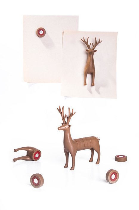 Набор магнитов Qualy my deer - лучшие Декор стен в INMYROOM Набор магнитов Qualy my deer - лучшие Декор стен в INMYROOM
