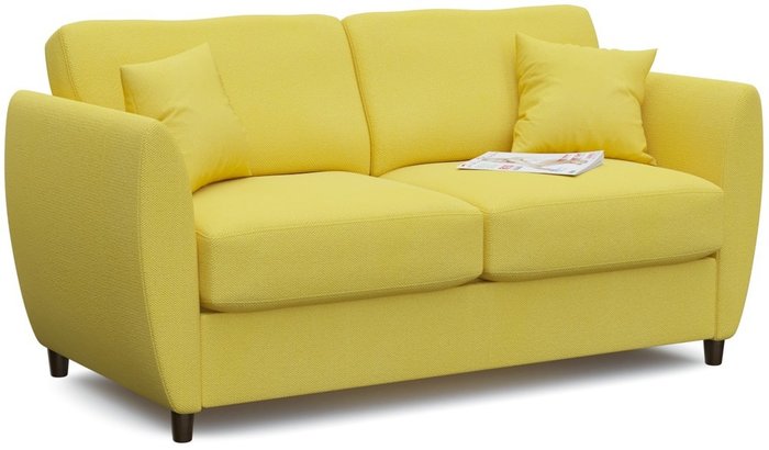 Диван-кровать прямой Country Fresh желтого цвета