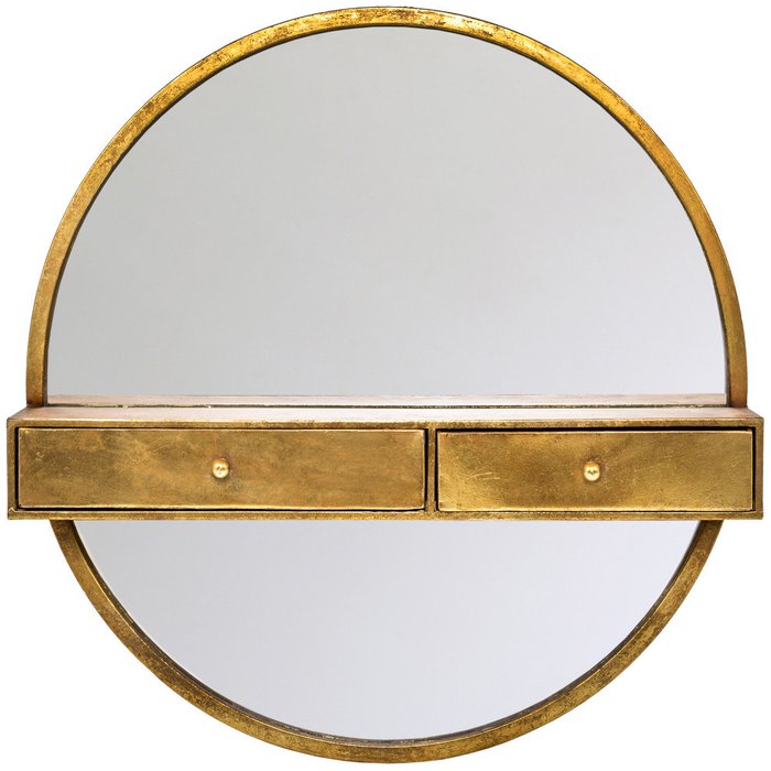 Настенное зеркало Одиссея в металлической раме 