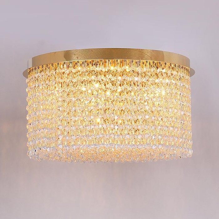 Потолочный светильник золотого цвета - купить Потолочные люстры по цене 49536.0