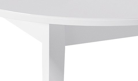 Стол раздвижной обеденный белого цвета - купить Обеденные столы по цене 28110.0