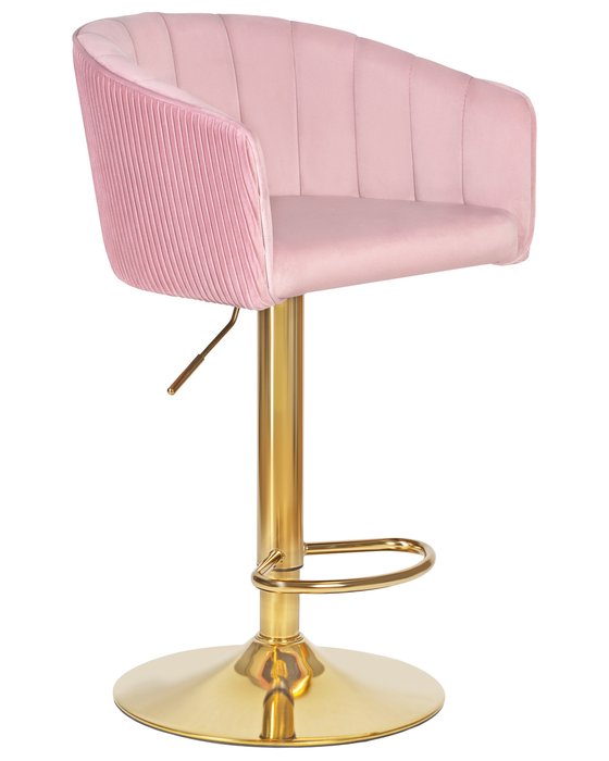 Барный стул Darcy Shiny розового цвета  - купить Барные стулья по цене 9900.0