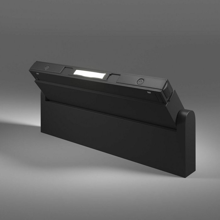 Трековый светильник Kos чёрный Slim Magnetic 12W 4200K черного цвета - лучшие Трековые светильники в INMYROOM