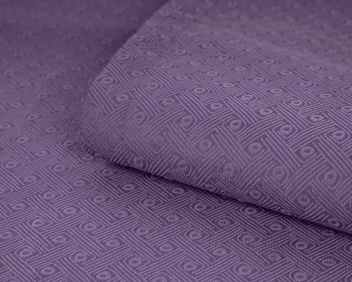 Покрывало Uno Vertikale Violet 140x210 фиолетового цвета - лучшие Покрывала в INMYROOM
