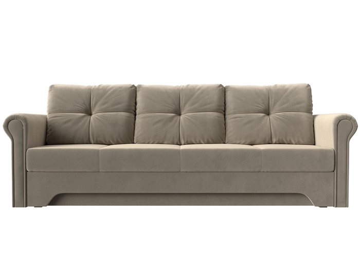 Прямой диван-кровать Европа бежевого цвета - купить Прямые диваны по цене 36999.0