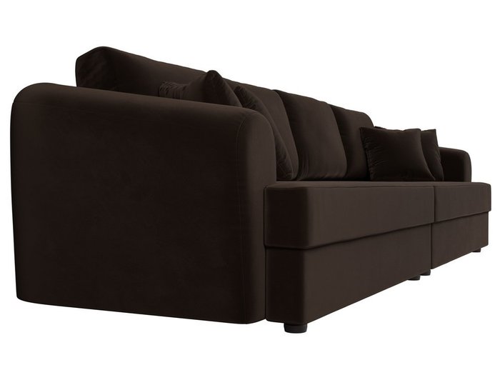 Прямой диван-кровать Милтон коричневого цвета - лучшие Прямые диваны в INMYROOM