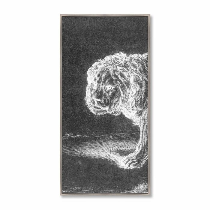 Репродукция картины на холсте из 3-х частей Lion, 1799г. - купить Картины по цене 58999.0