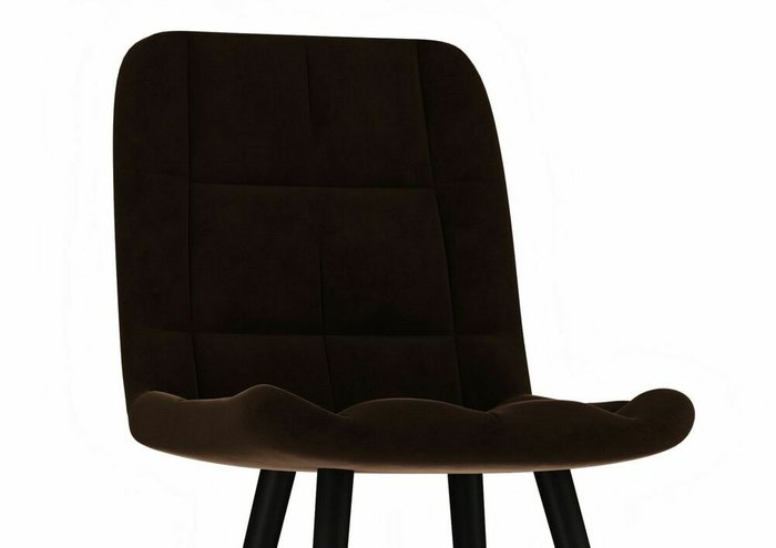 Стул полубарный Rumba темно-коричневого цвета - лучшие Барные стулья в INMYROOM