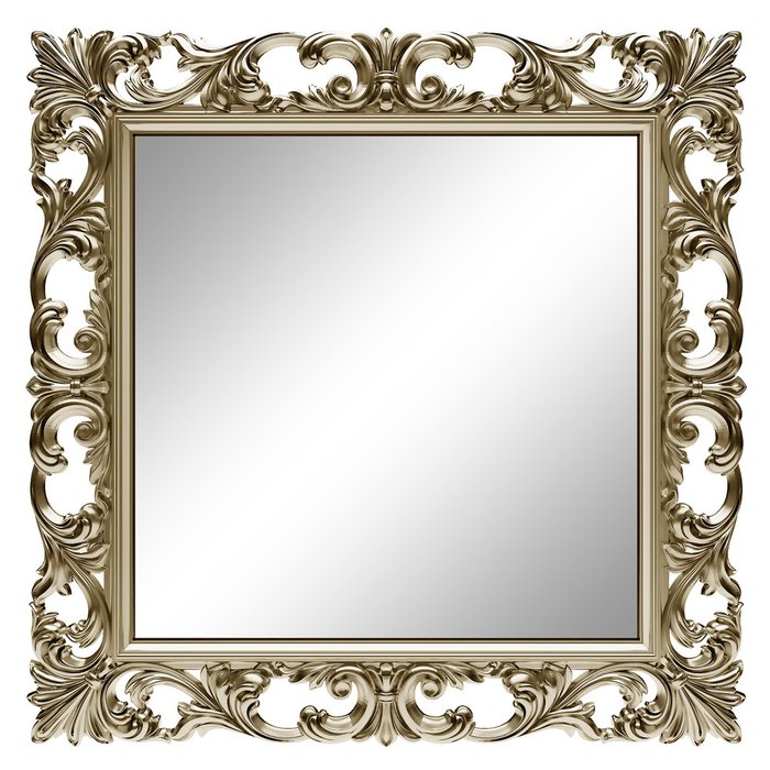 Настенное зеркало Стейн Шампань металлик (S)