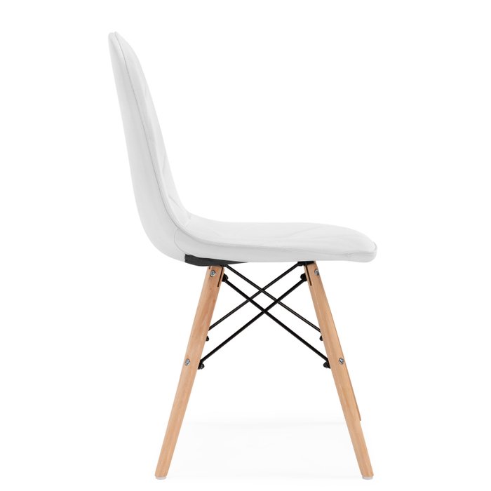 Стул Kvadro белого цвета - лучшие Обеденные стулья в INMYROOM