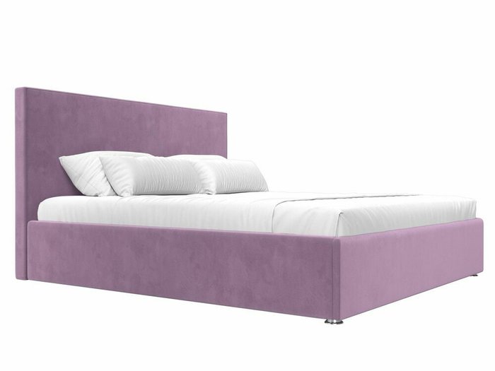 Кровать Кариба 160х200 сиреневого цвета с подъемным механизмом - лучшие Кровати для спальни в INMYROOM