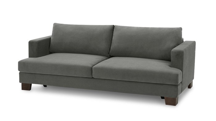 Прямой диван-кровать Марсель серого цвета - купить Прямые диваны по цене 60400.0