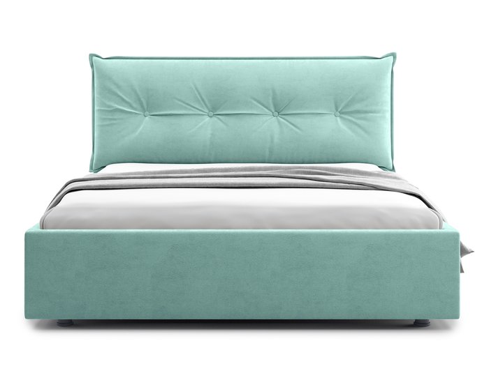 Кровать Cedrino 160х200 бирюзового цвета с подъемным механизмом - купить Кровати для спальни по цене 40400.0