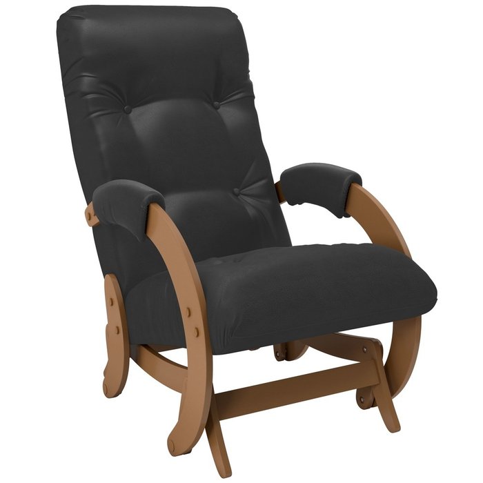 Кресло-глайдер черного цвета