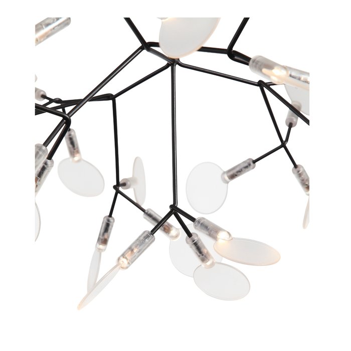 Подвесная светодиодная люстра  Rafina с белыми плафонами - лучшие Подвесные люстры в INMYROOM