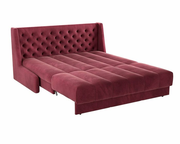 Диван-кровать Ричмонд бордового цвета - купить Прямые диваны по цене 85990.0