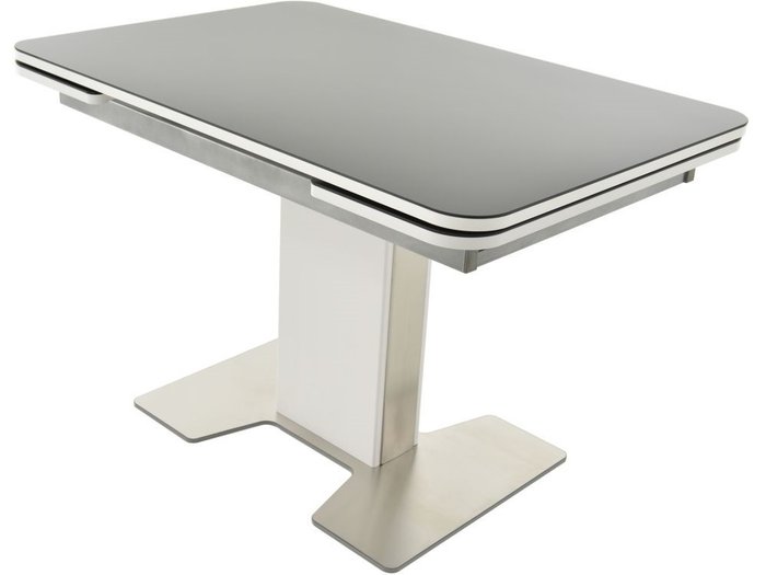 Стол раздвижной Тайбэй бело-черного цвета - купить Обеденные столы по цене 37954.0