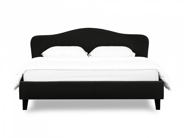 Кровать Queen II Elizabeth L 160х200 черного цвета