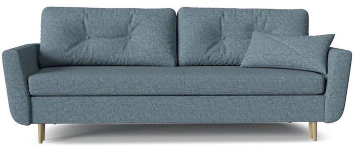 Диван-кровать прямой Норфолк Dream Blue синего цвета - купить Прямые диваны по цене 38103.0