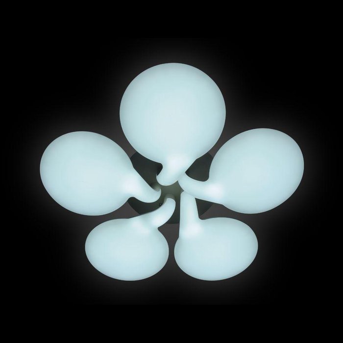 Потолочная светодиодная люстра Orbital Cloud белого цвета - купить Потолочные люстры по цене 16560.0