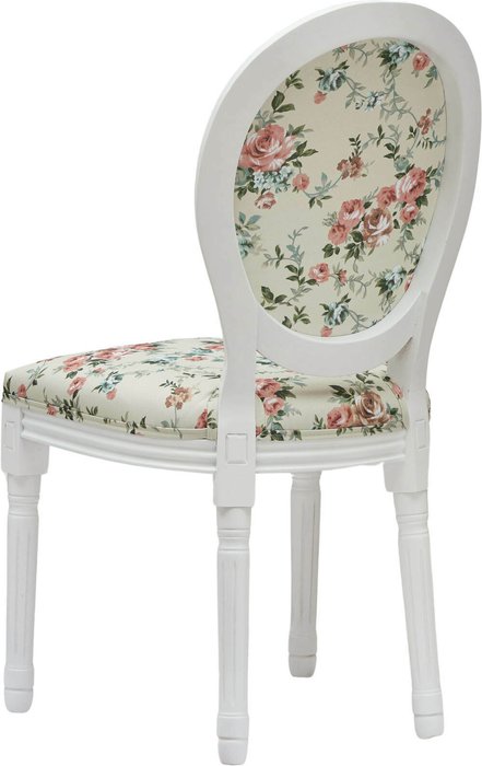 Стул Розы бежево-белого цвета - купить Обеденные стулья по цене 22560.0
