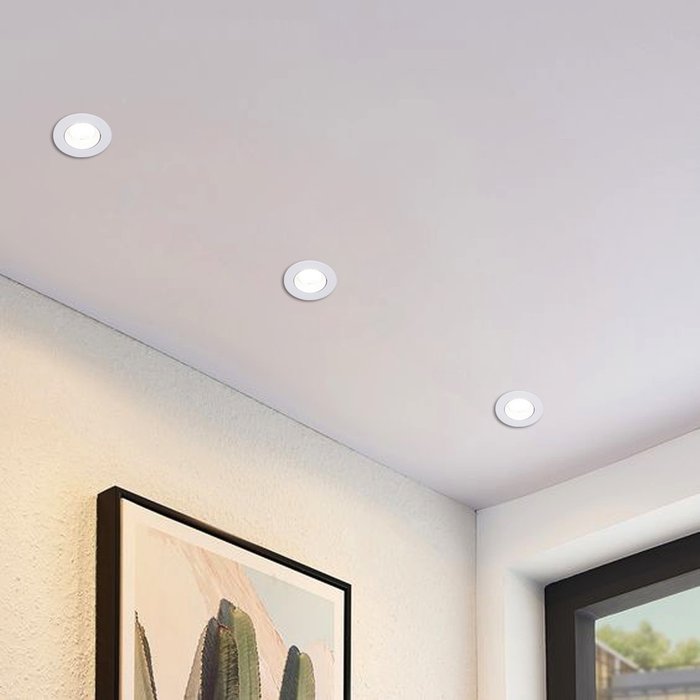 Точечный светильник 81122-9.0-001 LED5W WT (пластик, цвет белый) - лучшие Встраиваемые споты в INMYROOM Точечный светильник 81122-9.0-001 LED5W WT (пластик, цвет белый) - лучшие Встраиваемые споты в INMYROOM