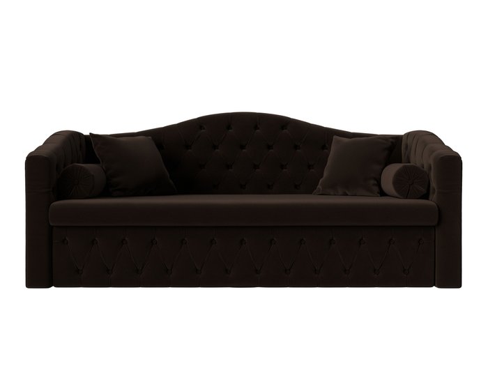 Прямой диван-кровать Мечта коричневого цвета - купить Прямые диваны по цене 48999.0