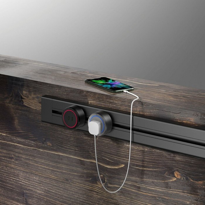 Трек накладной Am-track-sockets 385201TOB/100 Gold - лучшие Розетки в INMYROOM Трек накладной Am-track-sockets 385201TOB/100 Gold - лучшие Розетки в INMYROOM