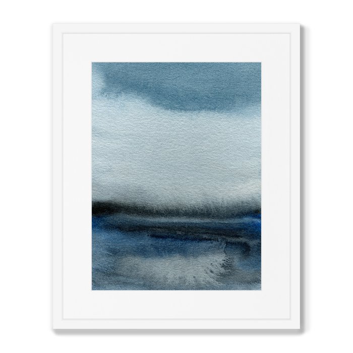 Репродукция картины в раме In the middle of a sea storm - купить Картины по цене 8199.0
