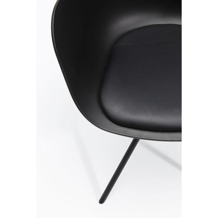 Стул с подлокотниками Brentwood черного цвета - лучшие Обеденные стулья в INMYROOM