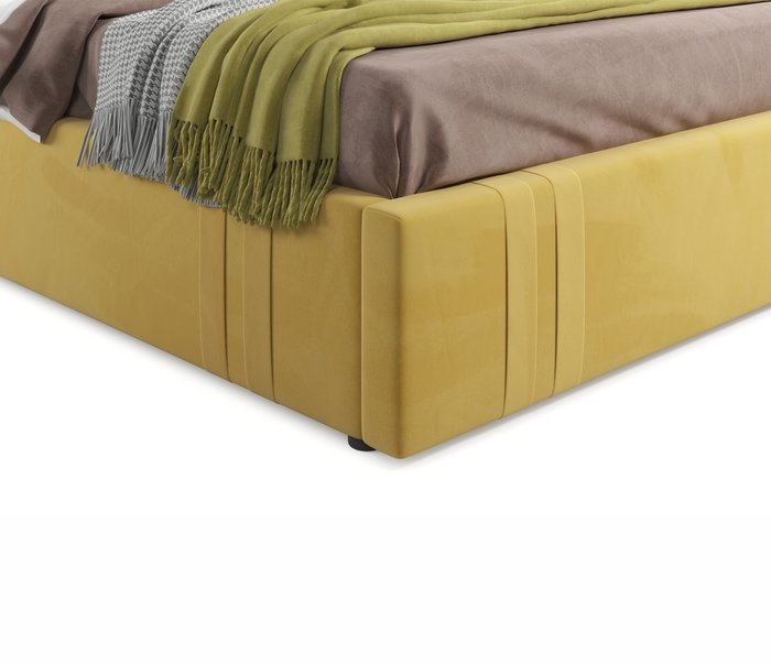Кровать Tiffany 160х200 желтого цвета - лучшие Кровати для спальни в INMYROOM