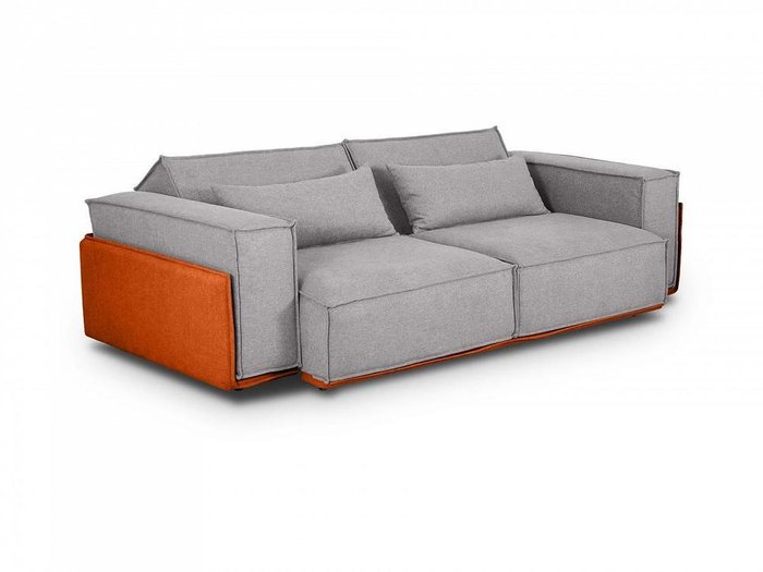 Диван-кровать Asti оранжево-бежевого цвета - лучшие Прямые диваны в INMYROOM