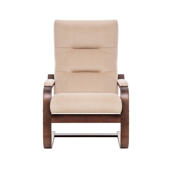 Кресло Оскар бежевого цвета - купить Интерьерные кресла по цене 17100.0