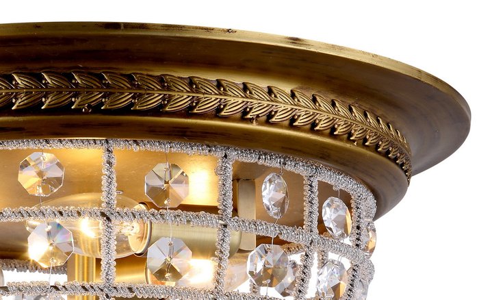 Потолочный светильник с хрусталем CRYSTAL LIGHT - купить Потолочные светильники по цене 29800