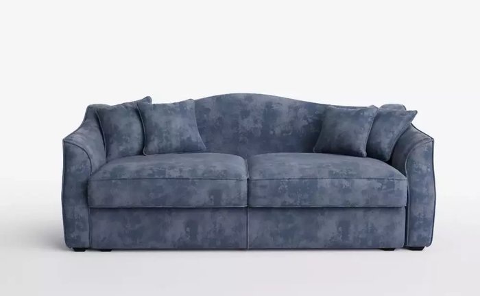Диван-кровать Hermes Dream синего цвета - купить Прямые диваны по цене 114100.0