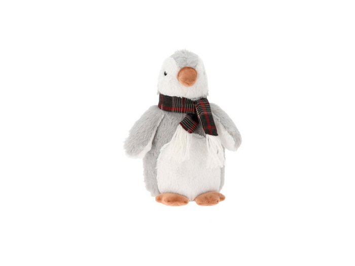 Ограничитель для двери Winter Figures Пингвин бело-серого цвета