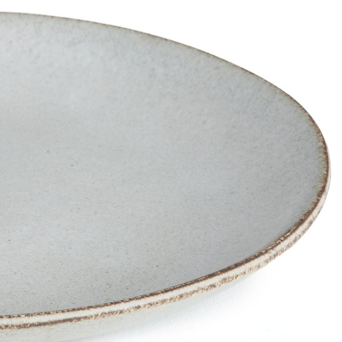 Комплект из четырех тарелок Leiria серого цвета - лучшие Тарелки в INMYROOM