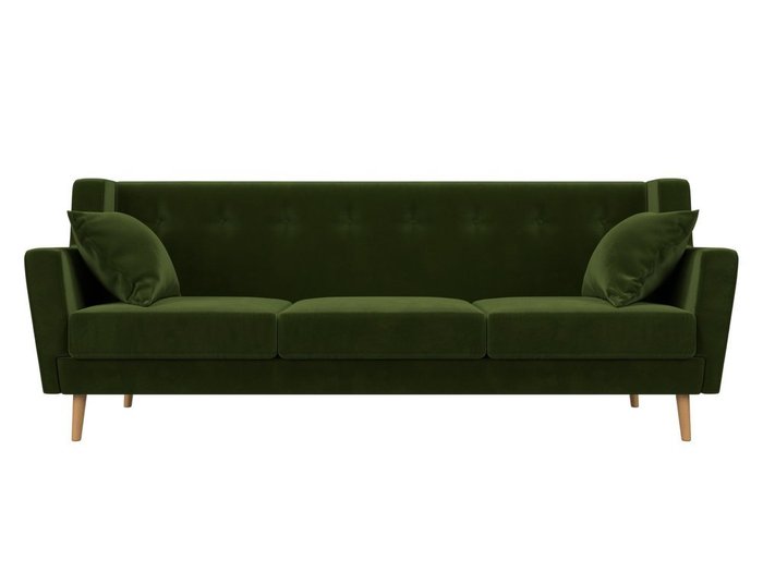 Диван Брайтон зеленого цвета - купить Прямые диваны по цене 36999.0