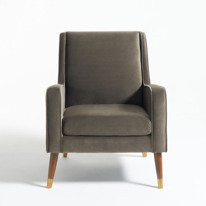 Кресло Wilde Y серо-коричневого цвета - лучшие Интерьерные кресла в INMYROOM
