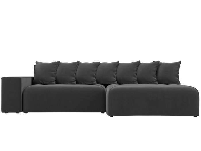 Угловой диван-кровать Кёльн серого цвета правый угол - купить Угловые диваны по цене 56999.0