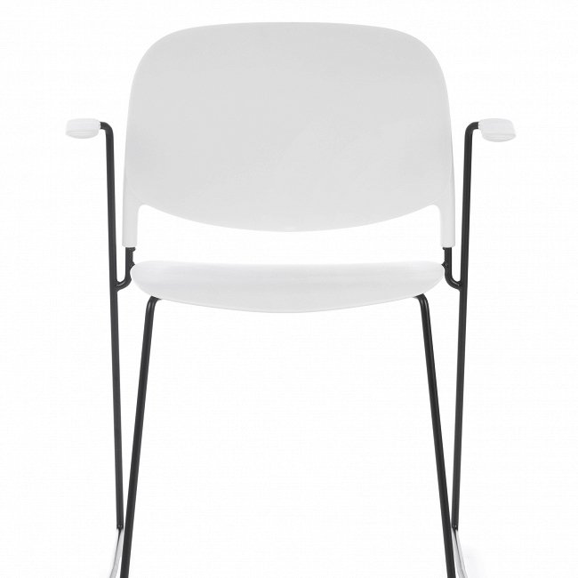 Стул Stacks Arm белого цвета - купить Обеденные стулья по цене 7004.0