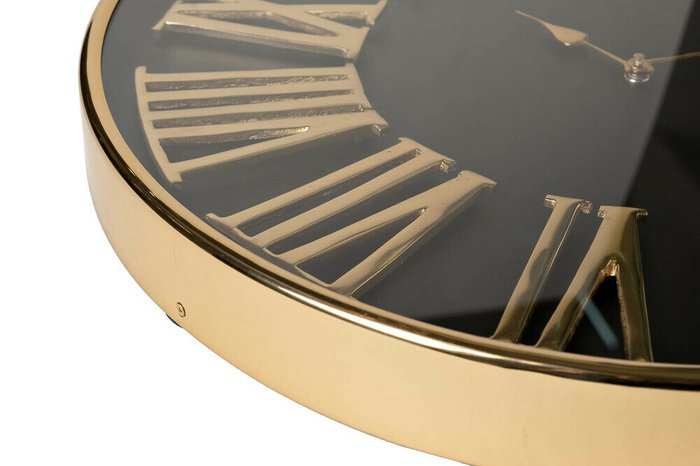 Часы настенные черно-золотого цвета - купить Часы по цене 13760.0