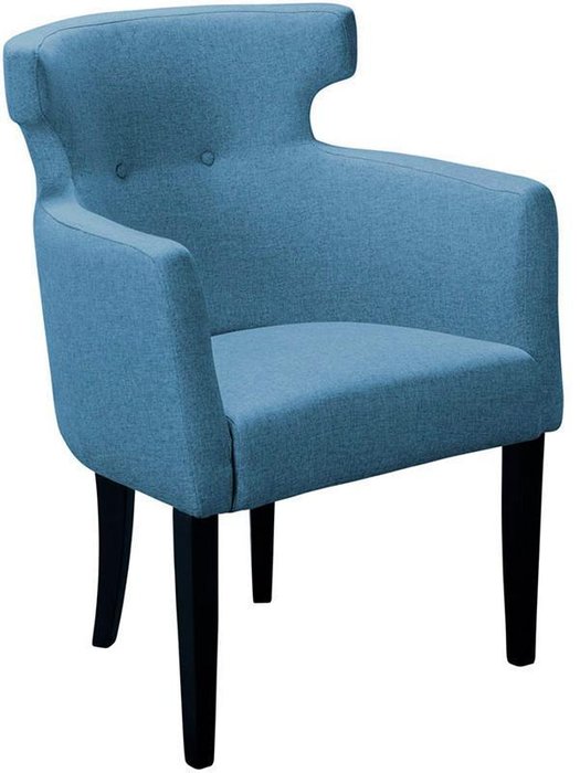 Кресло Виго Сканди Блю Арт синего цвета 